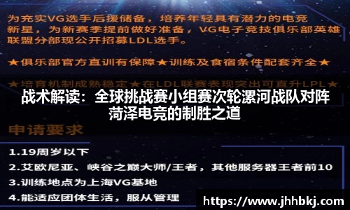 战术解读：全球挑战赛小组赛次轮漯河战队对阵菏泽电竞的制胜之道